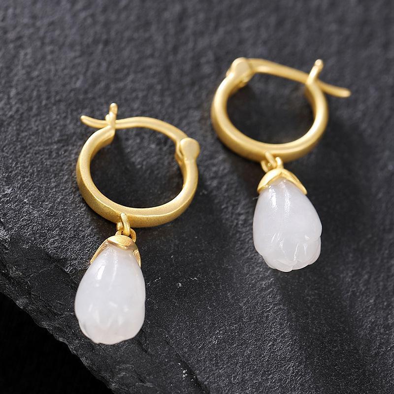 Vintage Handmade Silver Earring