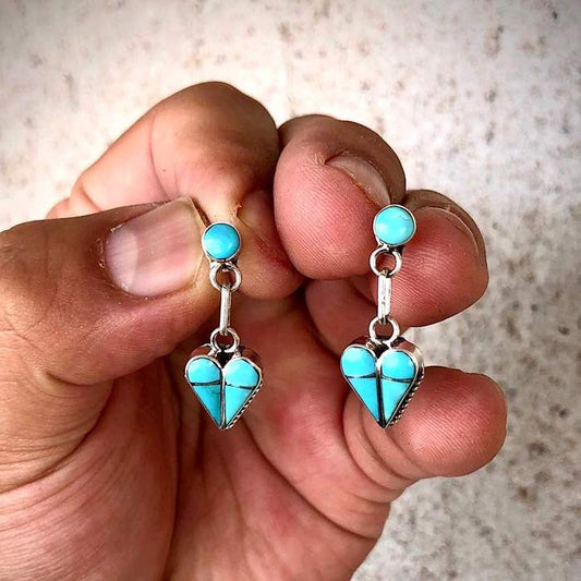 Vintage Handmade Silver Earring