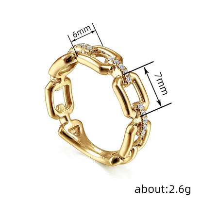 Delicate Artisan Gold Ring