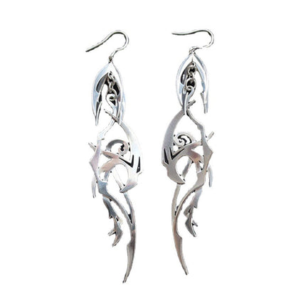 Vintage Handmade Silver Earring