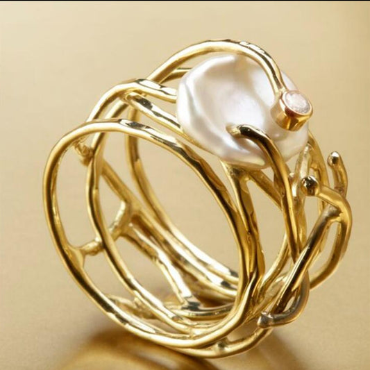 Stunning Pearl Ring for Daily Wear