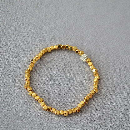 Delicate Artisan Gold Bracelet