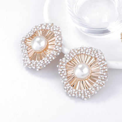 Delicate Artisan Pearl Earring