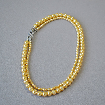 Vintage Handmade Pearl Necklace