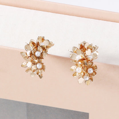 Delicate Artisan Pearl Earring