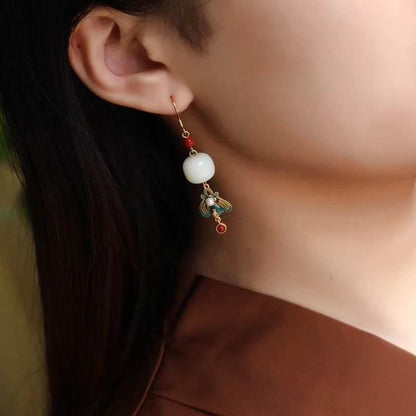 Vintage Handmade Gold Earring