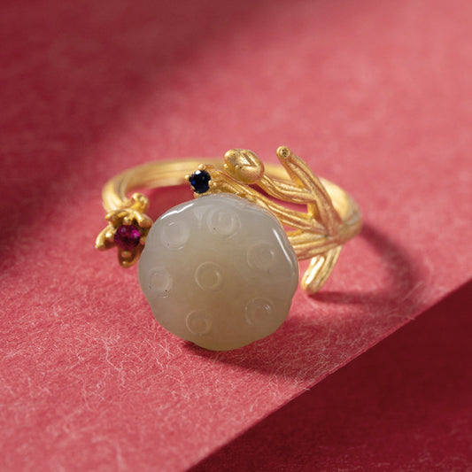 Delicate Artisan Gold Ring