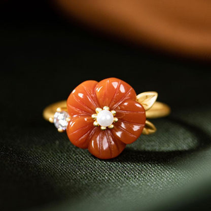 Delicate Artisan Gold Ring