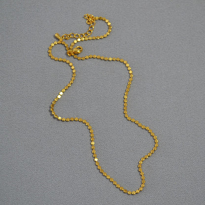 Vintage Handmade Gold Necklace