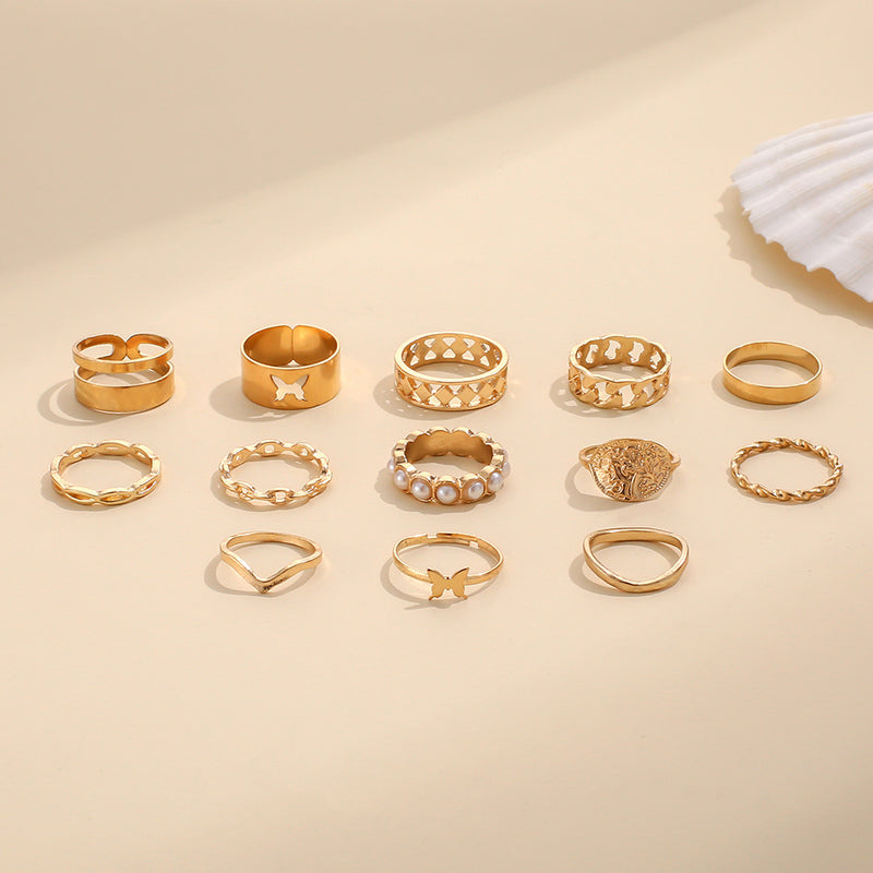 Delicate Artisan Pearl Ring