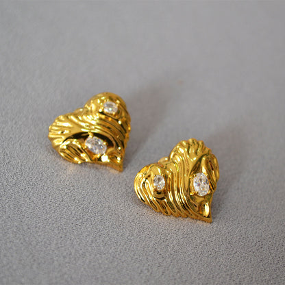 Vintage Handmade Silver Earring