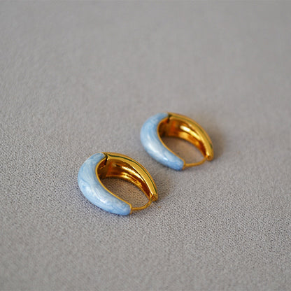 Vintage Handmade Gold Earring