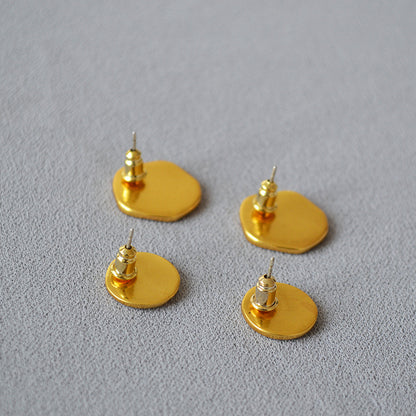 Vintage Handmade Gold Earring