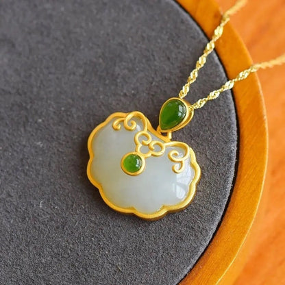 Vintage Handmade Gold Necklace
