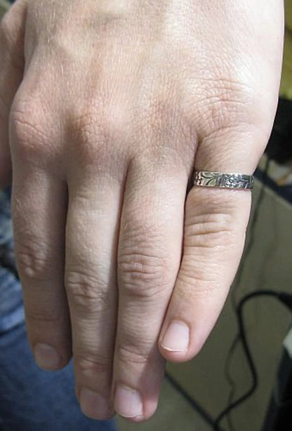 Delicate Artisan Silver Ring
