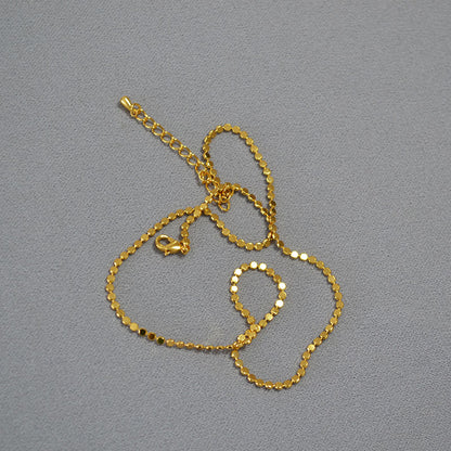 Vintage Handmade Gold Necklace