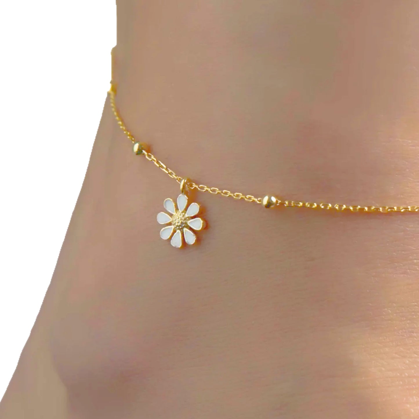 Romantic Gold Anklet for Special Moments