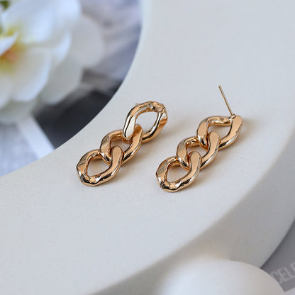 Vintage Handmade Gold Earring