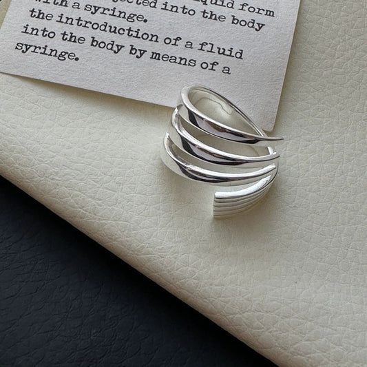 Beautiful Silver Ring with Unique Style