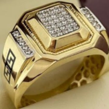 Delicate Artisan Gold Ring