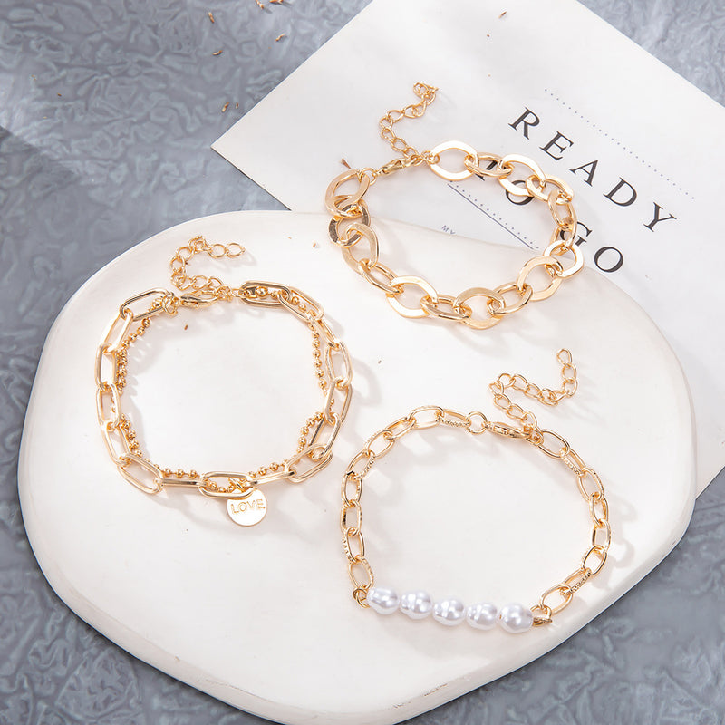 Vintage Handmade Gold Bracelet