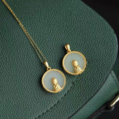Vintage Handmade Gold Necklace