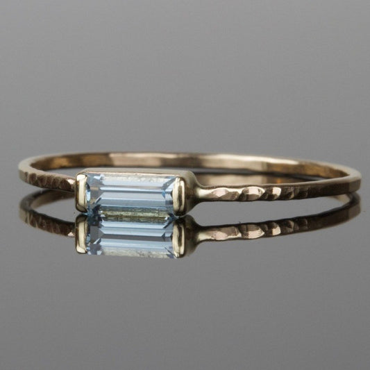 Delicate Artisan Gold Ring