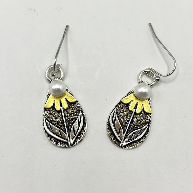 Delicate Artisan Pearl Earring