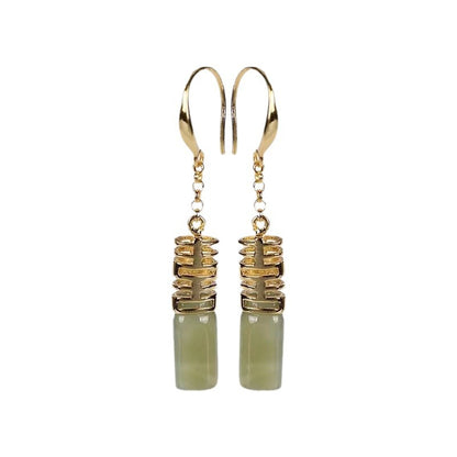 Vintage Handmade Gold Earring