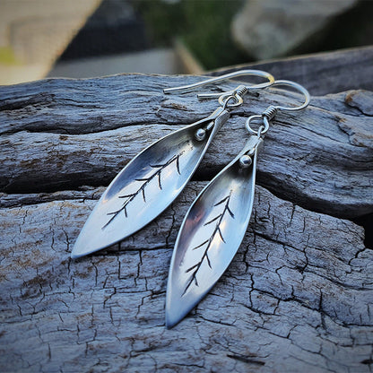 Vintage Handmade Silver Earring