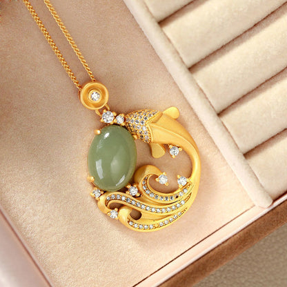Vintage Handmade Gold Pendant