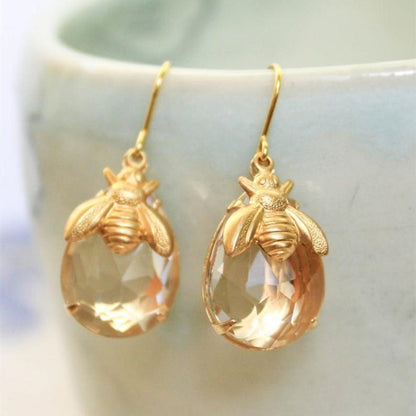 Vintage Handmade Gold Earring
