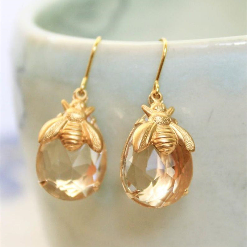 Vintage Handmade Gold Earring