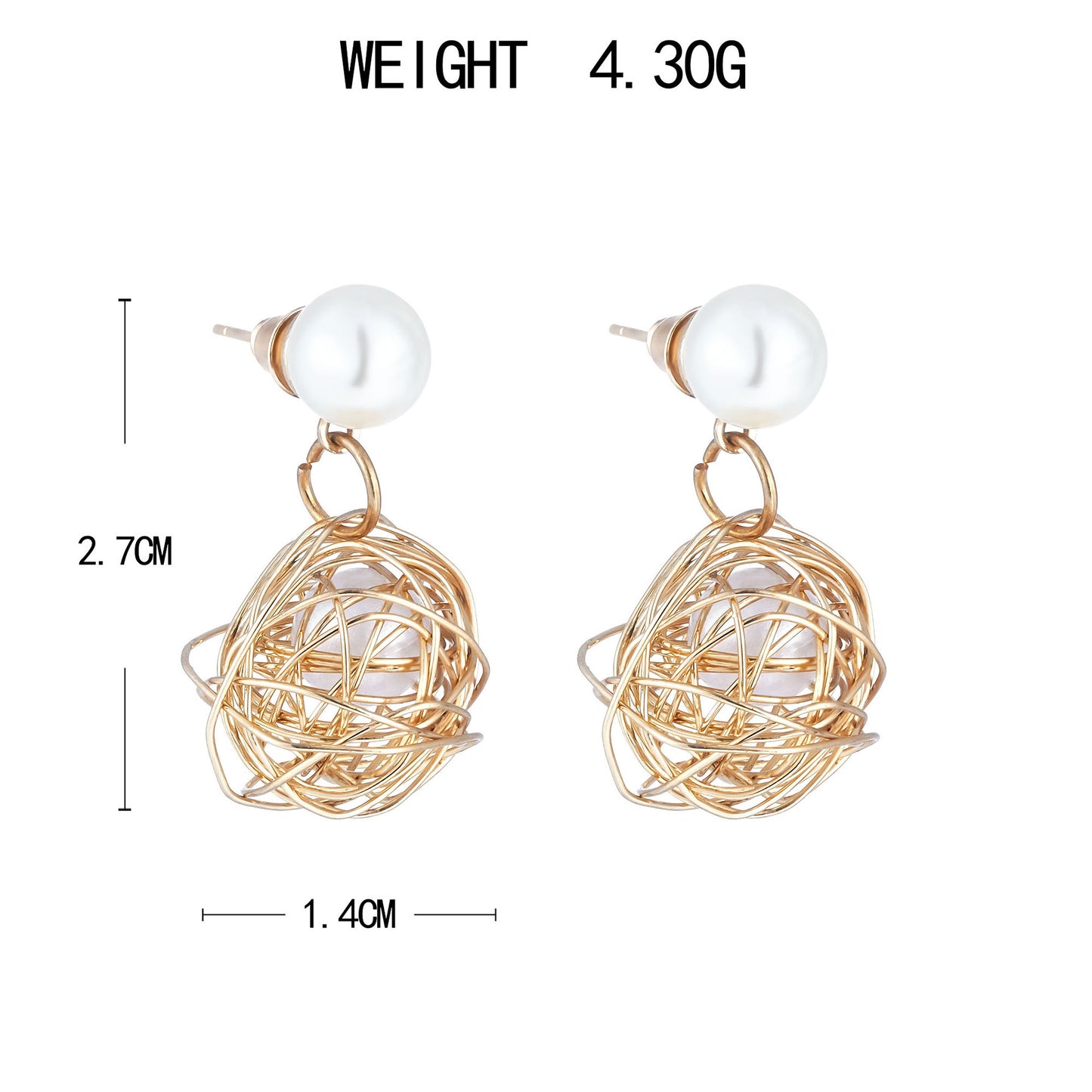 Beautiful Pearl Earring with Unique Style