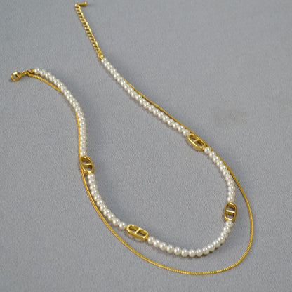 Beautiful Pearl Necklace with Unique Style