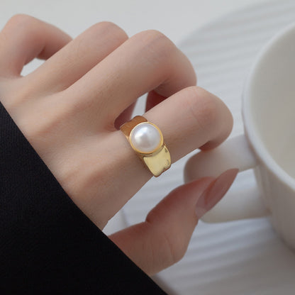 Vintage Handmade Pearl Ring