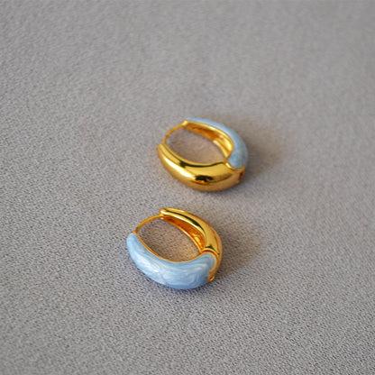 Vintage Handmade Gold Earring