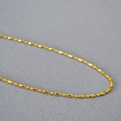 Vintage Handmade Gold Necklace