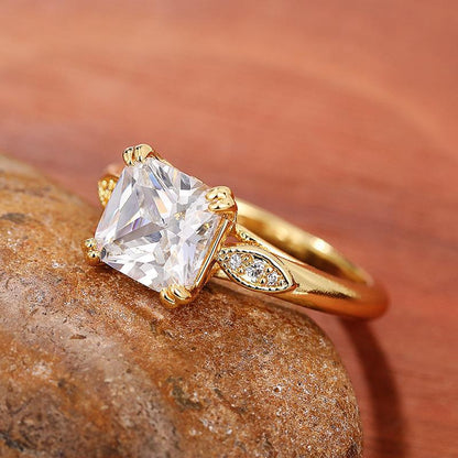 Delicate Artisan Gold Ring