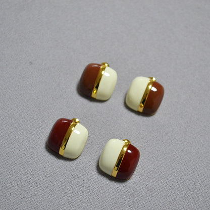 Delicate Artisan Gold Earring