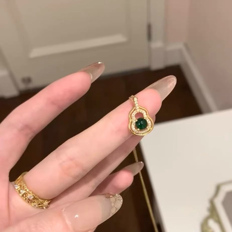 Vintage Handmade Gold Necklace