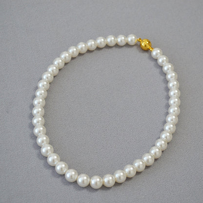 Delicate Artisan Pearl Necklace