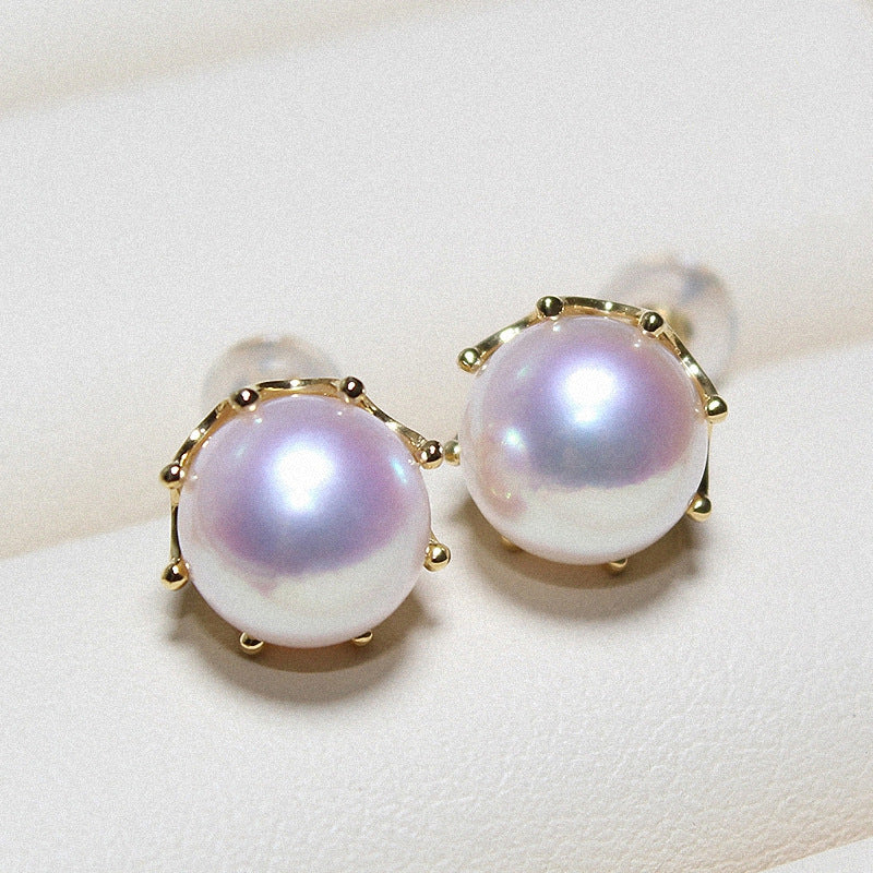 Delicate Artisan Pearl Earring