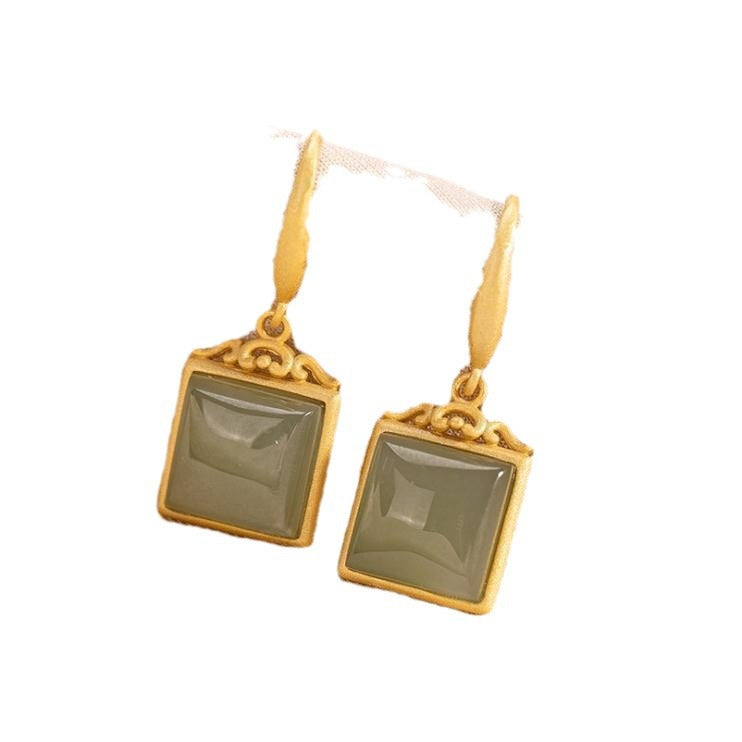 Vintage Handmade Gold Earring