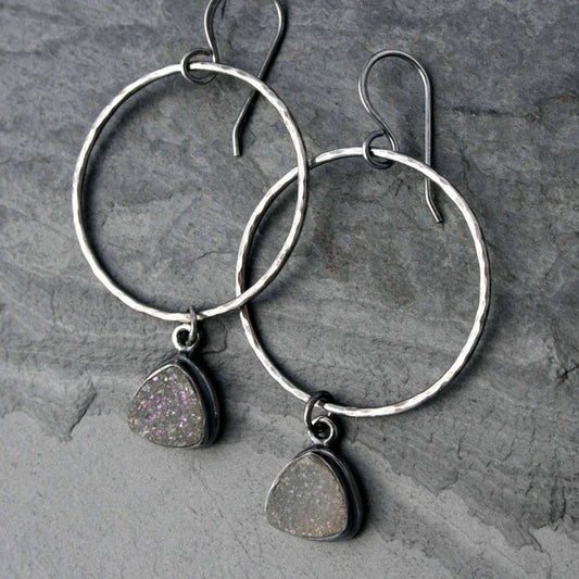 Delicate Artisan Silver Earring