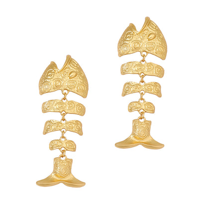 Beautiful Gold Earring with Unique Style