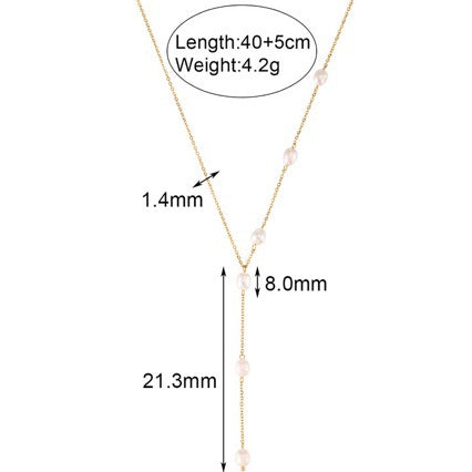 Beautiful Pearl Necklace with Unique Style