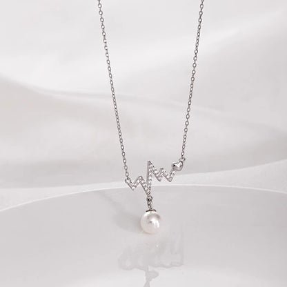 Delicate Artisan Pearl Necklace