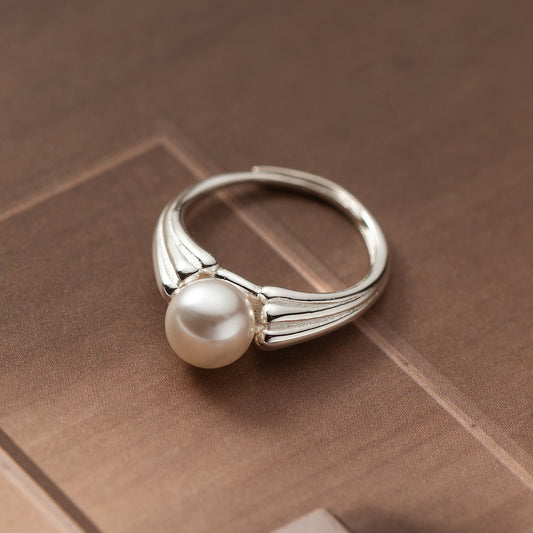 Romantic Pearl Ring for Special Moments