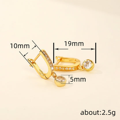 Vintage Handmade Gold Earring